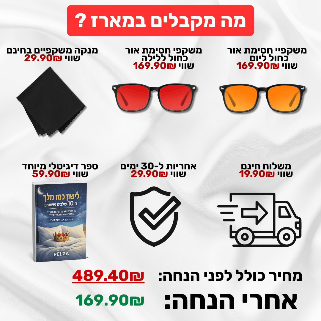BlueShield - משקפי חסימת אור כחול מבית PELZA