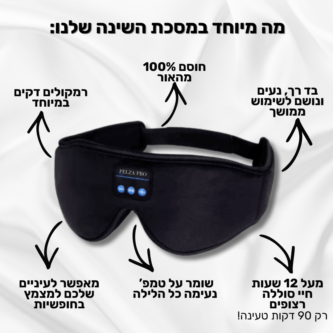 SleepPro - מסיכת שינה חכמה מבית PELZA