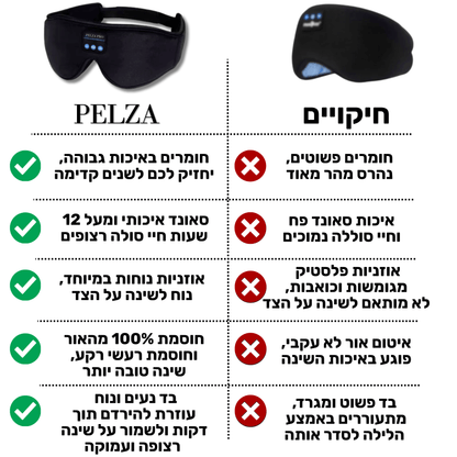 SleepPro - מסיכת שינה חכמה מבית PELZA